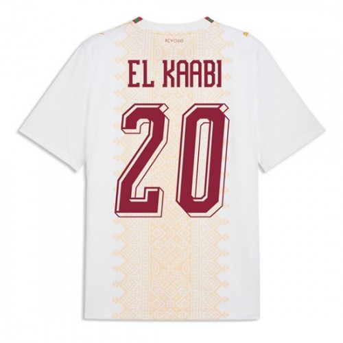 Marocko Ayoub El Kaabi #20 Bortatröja VM 2026 Kortärmad